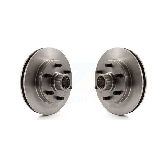 Disc Brake Rotors And Hub Front Pair For C2500 Chevrolet GMC Express 2500 Savana