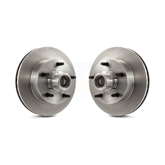 Brake Rotor Hub Front Pair For Ford F-150 E-150 Econoline F-100 Club Wagon E-100