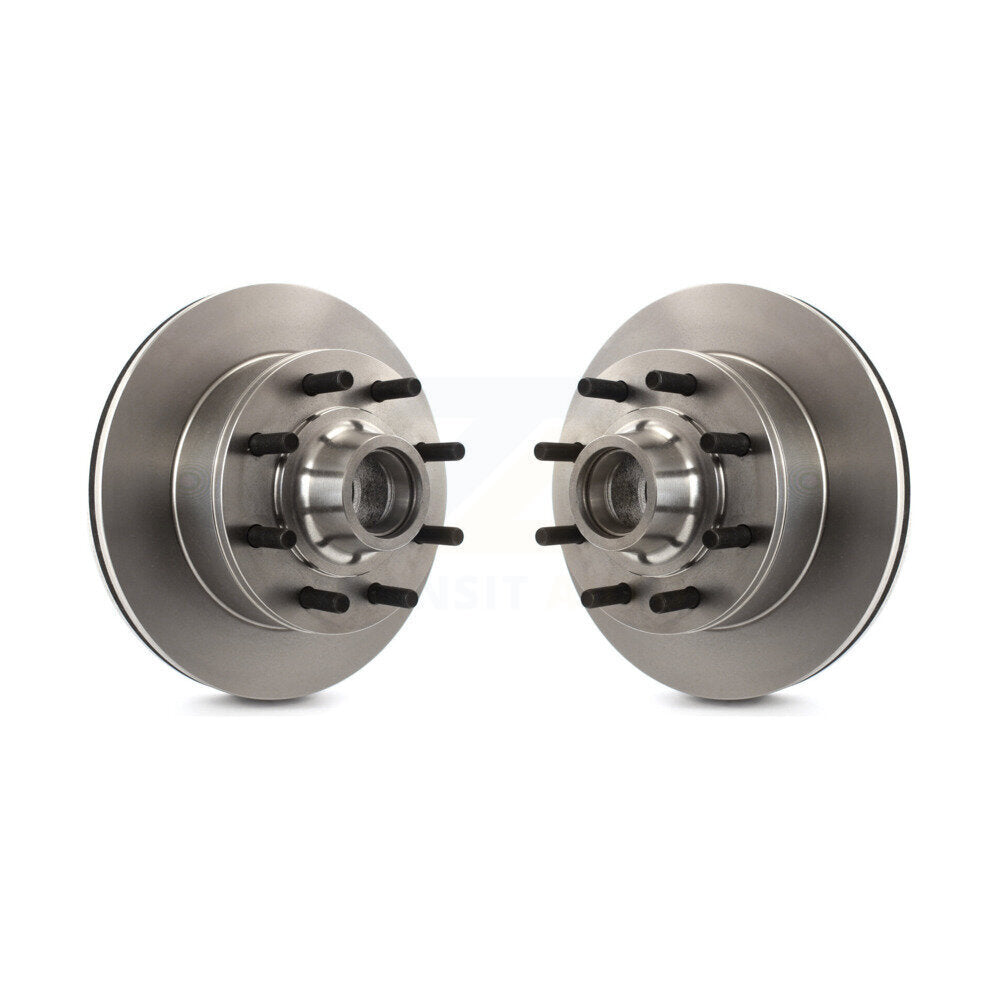 Brake Rotors Front Pair For Ford F-250 F-350 E-350 Econoline HD Super Duty E-250