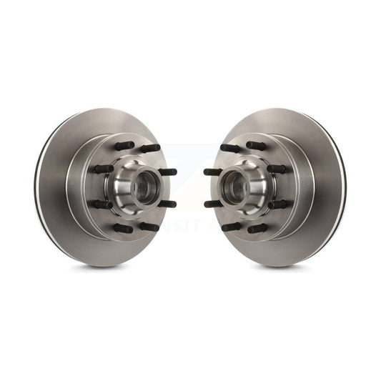 Brake Rotors Front Pair For Ford F-250 F-350 E-350 Econoline HD Super Duty E-250