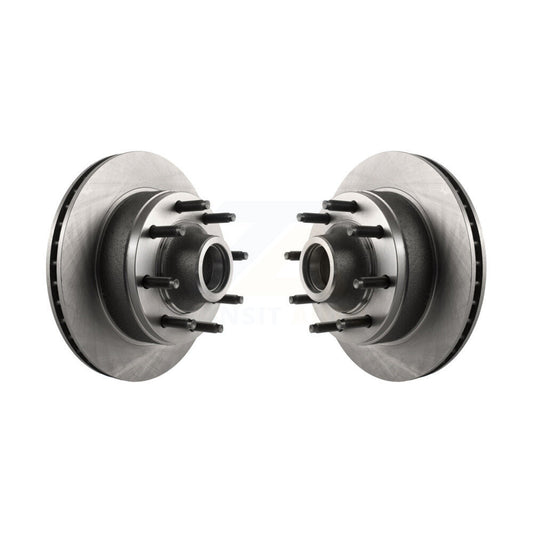 Disc Brake Rotor Front Pair For Ford E-350 Super Duty E-250 Econoline Club Wagon