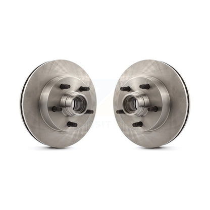 Disc Brake Rotor Hub Assembly Front Pair For Mazda Ford Ranger B3000 B2300 B4000