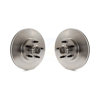 Disc Brake Rotors And Hub Assembly Front Pair For Ford Explorer Sport Trac RWD
