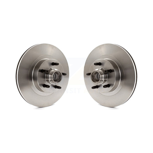 Disc Brake Rotors And Hub Assembly Front Pair For Ford Explorer Sport Trac RWD