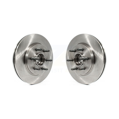 Disc Brake Rotor Front Pair For Ford F-150 Lincoln Mark LT With 6 Lug Wheels RWD