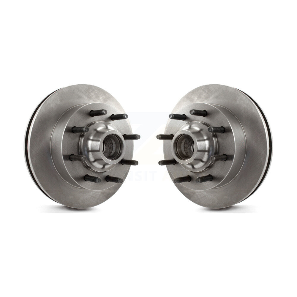 Disc Brake Rotors Front Pair For 2003-2004 Ford F-350 Super Duty F-250 Excursion