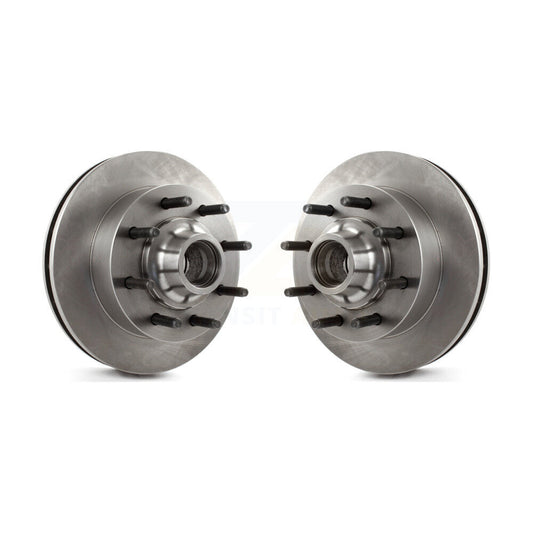 Disc Brake Rotors Front Pair For 2003-2004 Ford F-350 Super Duty F-250 Excursion