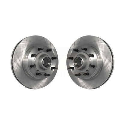 Brake Rotor Hub Front Pair For Ford E-350 Super Duty E-250 E-150 E-450 Econoline