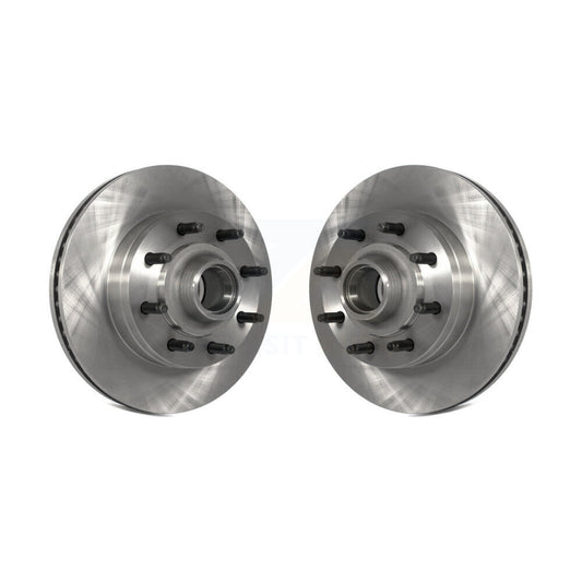 Brake Rotor Hub Front Pair For Ford E-350 Super Duty E-250 E-150 E-450 Econoline