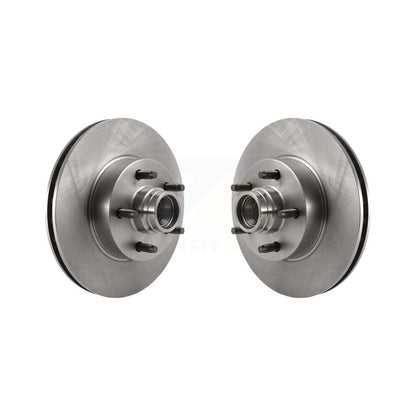 Disc Brake Rotors And Hub Assembly Front Pair For 2010-2011 Ford Ranger RWD