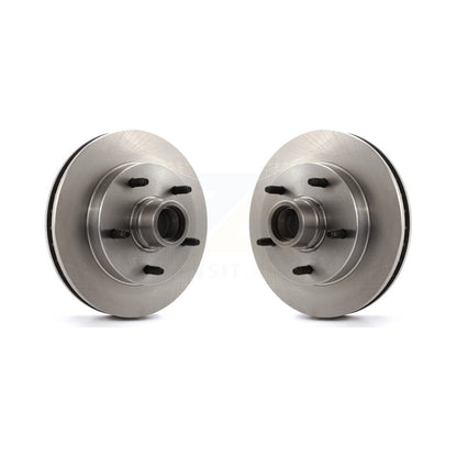 Disc Brake Rotors And Hub Assembly Front Pair For 1994-1999 Dodge Ram 1500 RWD