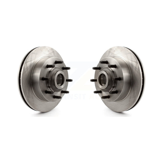 Disc Brake Rotor And Hub Front Pair For Dodge Ram 2500 3500 Van B3500 B2500 1500