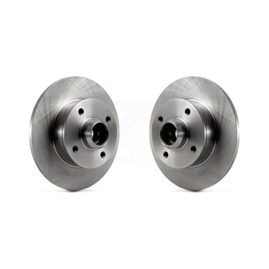 Brake Rotor & Rear Pair For Volkswagen Golf Cabrio Jetta Passat Scirocco Corrado