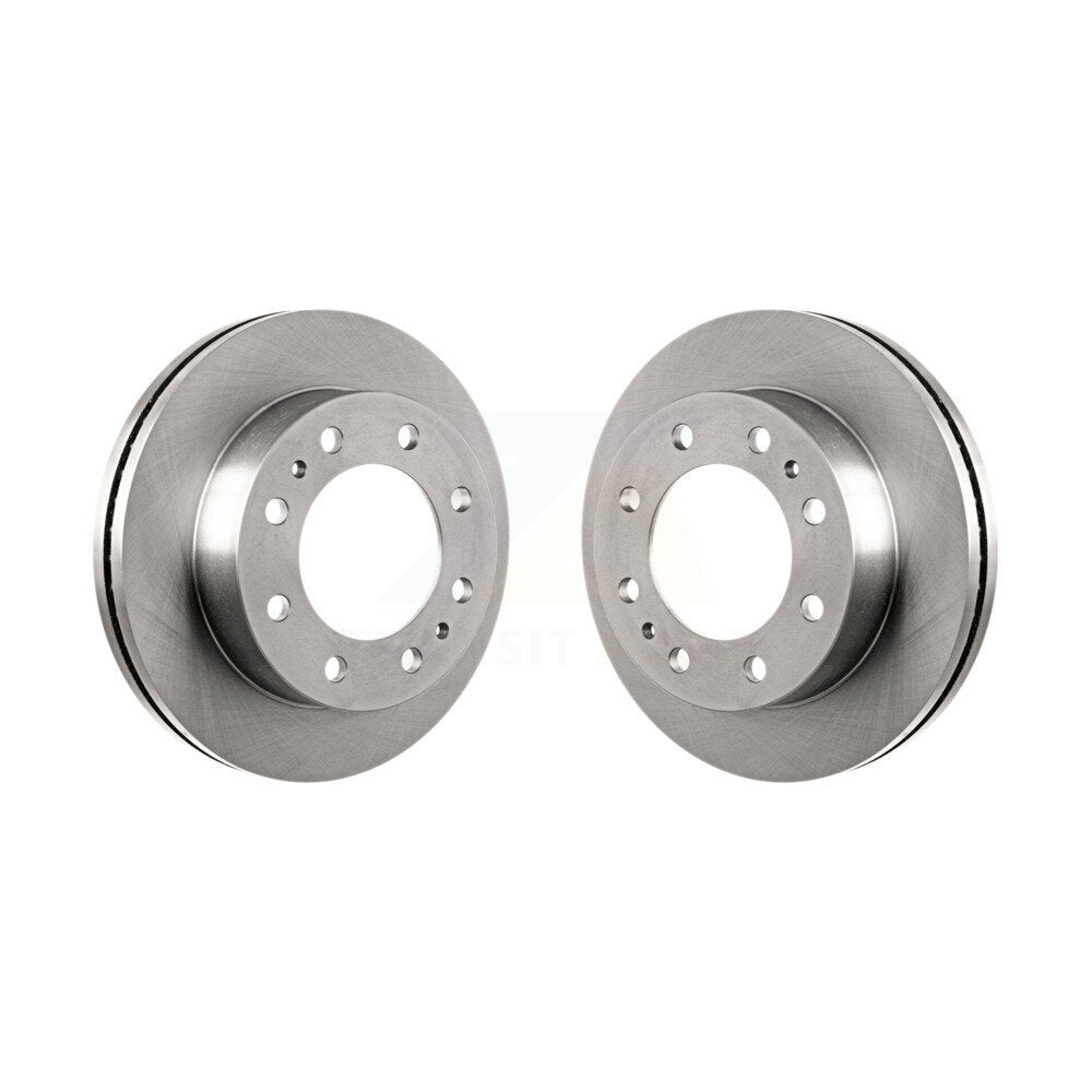 Brake Rotor Front Pair For GMC Chevrolet Savana 3500 Express Sierra Silverado HD