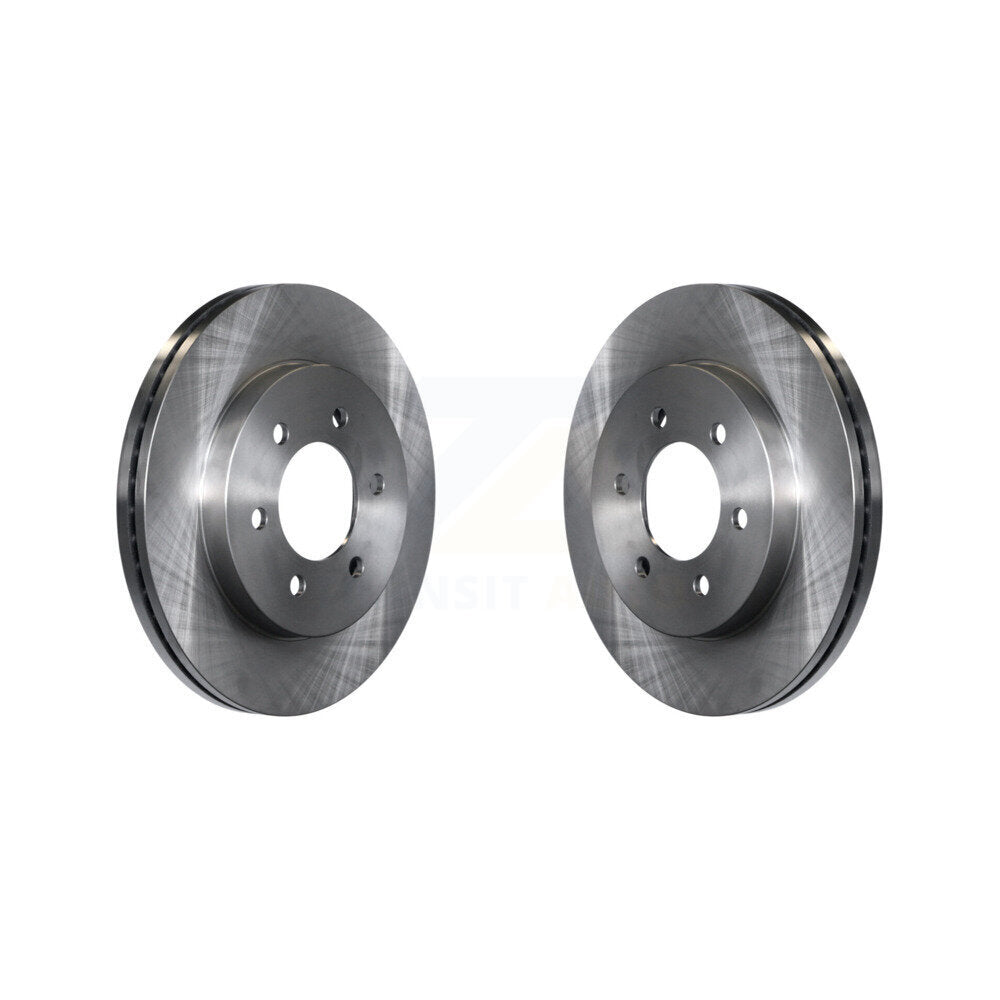 Disc Brake Rotor Front Pair For Ford F-150 Lincoln Mark LT With 6 Lug Wheels 4WD