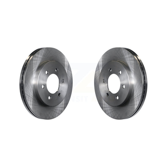 Disc Brake Rotor Front Pair For Ford F-150 Lincoln Mark LT With 6 Lug Wheels 4WD