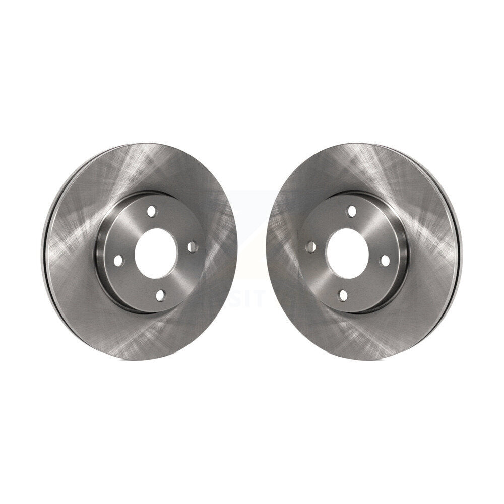 Disc Brake Rotors Front Pair For 2005-2007 Ford Focus