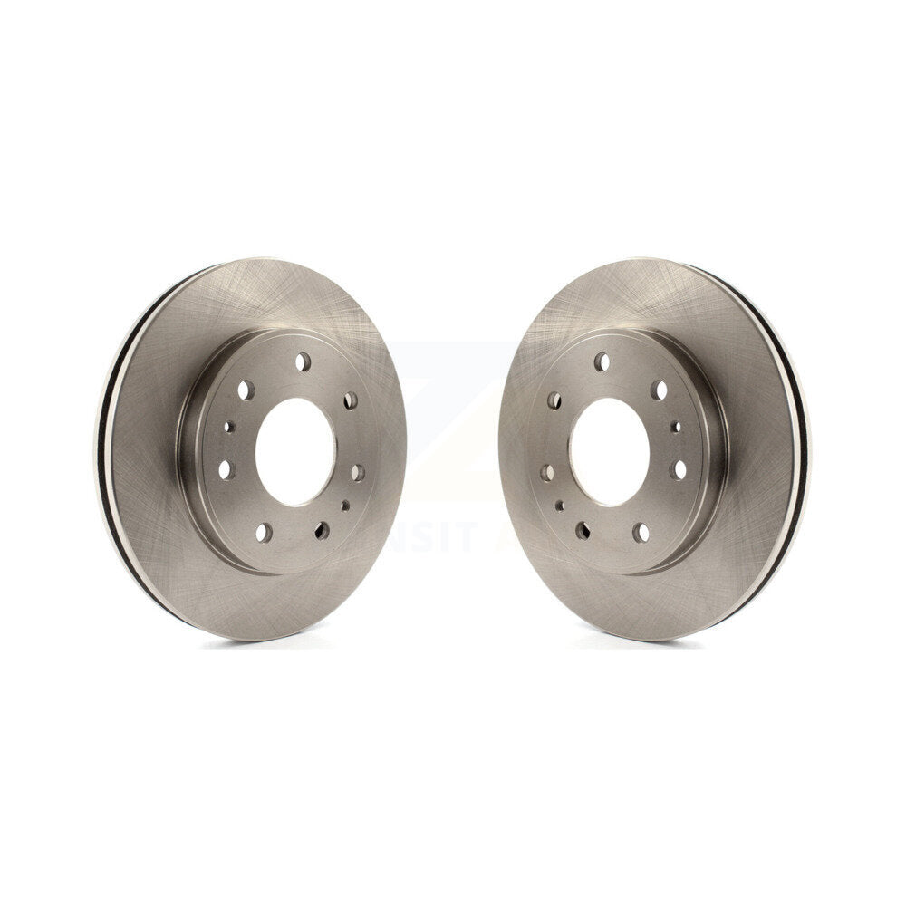 Disc Brake Rotors Front Pair For 2009 Ford F-150 With 7 Lug Wheels