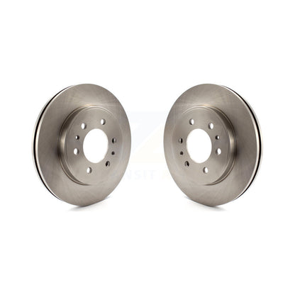 Disc Brake Rotors Front Pair For 2009 Ford F-150 With 6 Lug Wheels