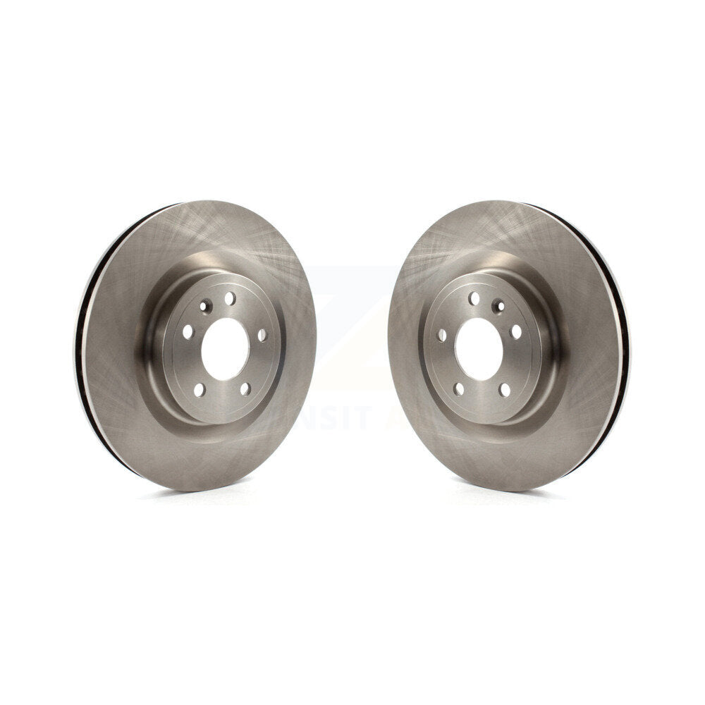 Disc Brake Rotors Front Pair For Ford Mustang