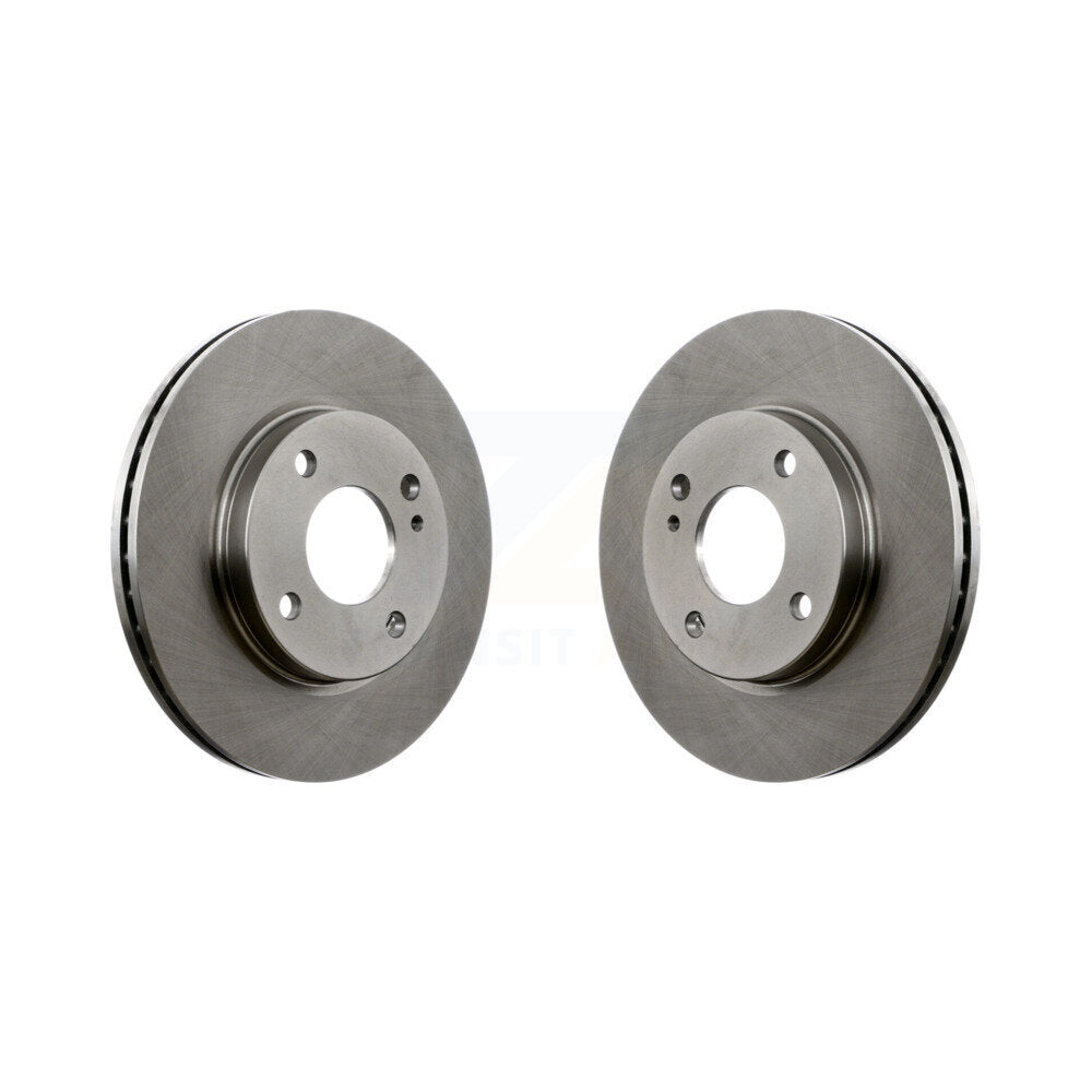 Disc Brake Rotors Front Pair For Ford Fiesta