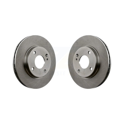 Disc Brake Rotors Front Pair For Ford Fiesta
