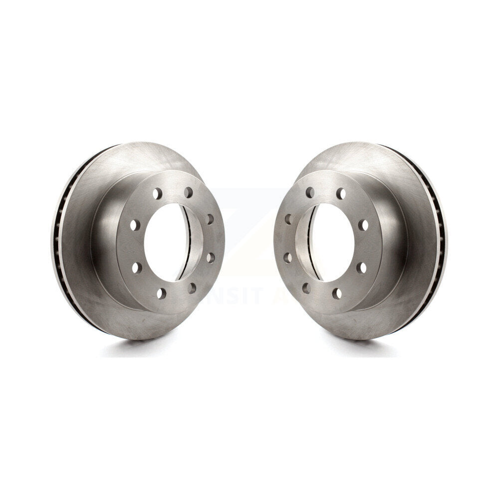 Disc Brake Rotors Front Pair For Dodge Ram 2500 3500 Van