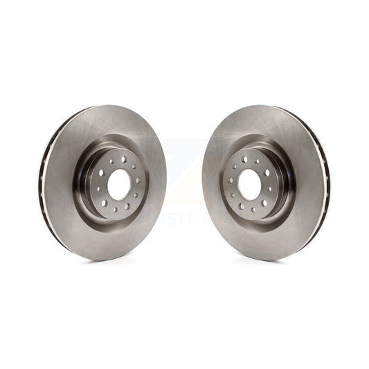 Disc Brake Rotors Front Pair For 2014-2020 Fiat 500L