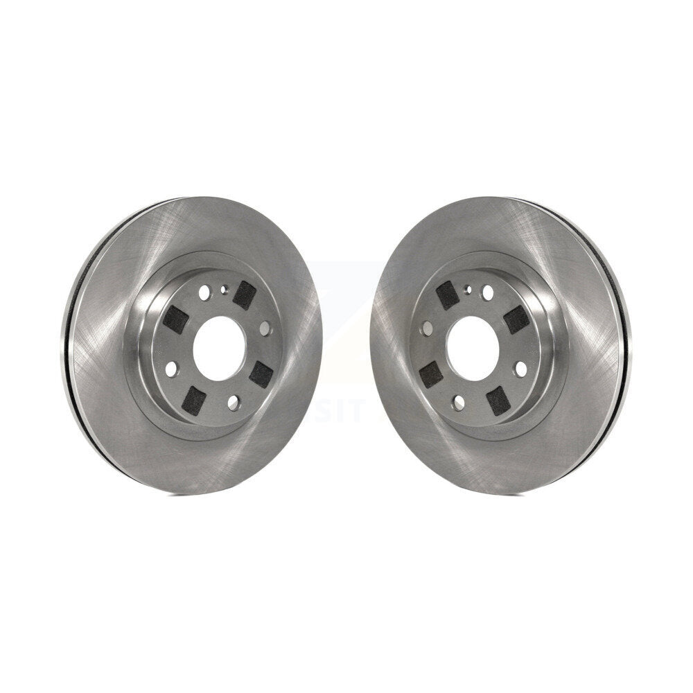 Disc Brake Rotors Front Pair For Mazda Protege