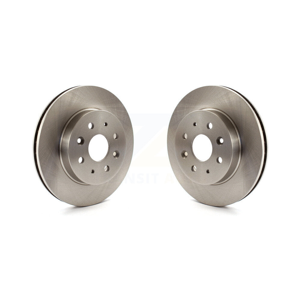 Disc Brake Rotors Front Pair For 2003-2005 Kia Rio