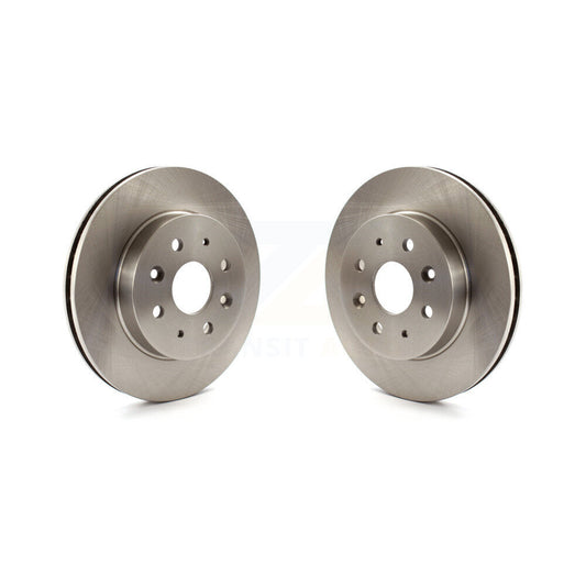 Disc Brake Rotors Front Pair For 2003-2005 Kia Rio