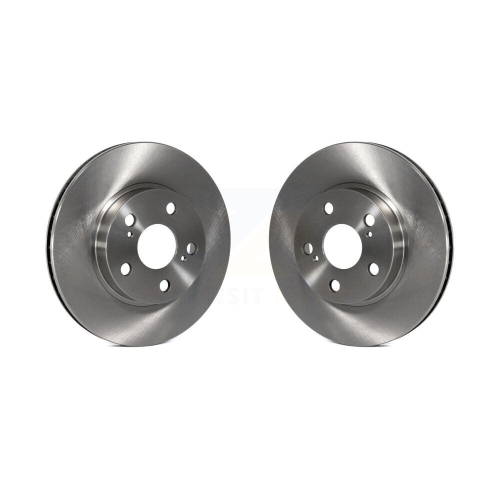 Disc Brake Rotors Front Pair For 2004-2009 Toyota Prius