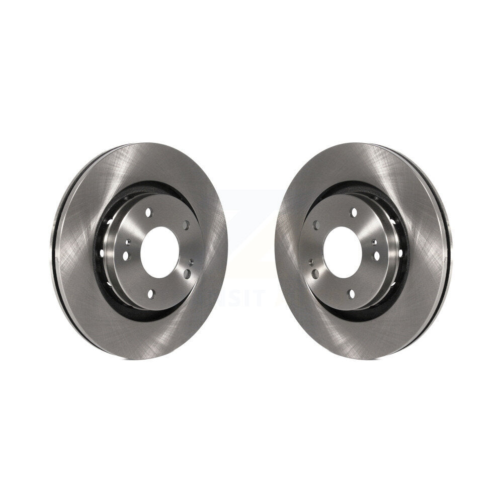 Disc Brake Rotors Front Pair For Mitsubishi Outlander PHEV Lancer