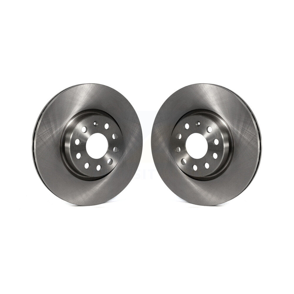 Brake Rotors Front Pair For Volkswagen Jetta Tiguan Audi Taos Passat Golf GTI A3
