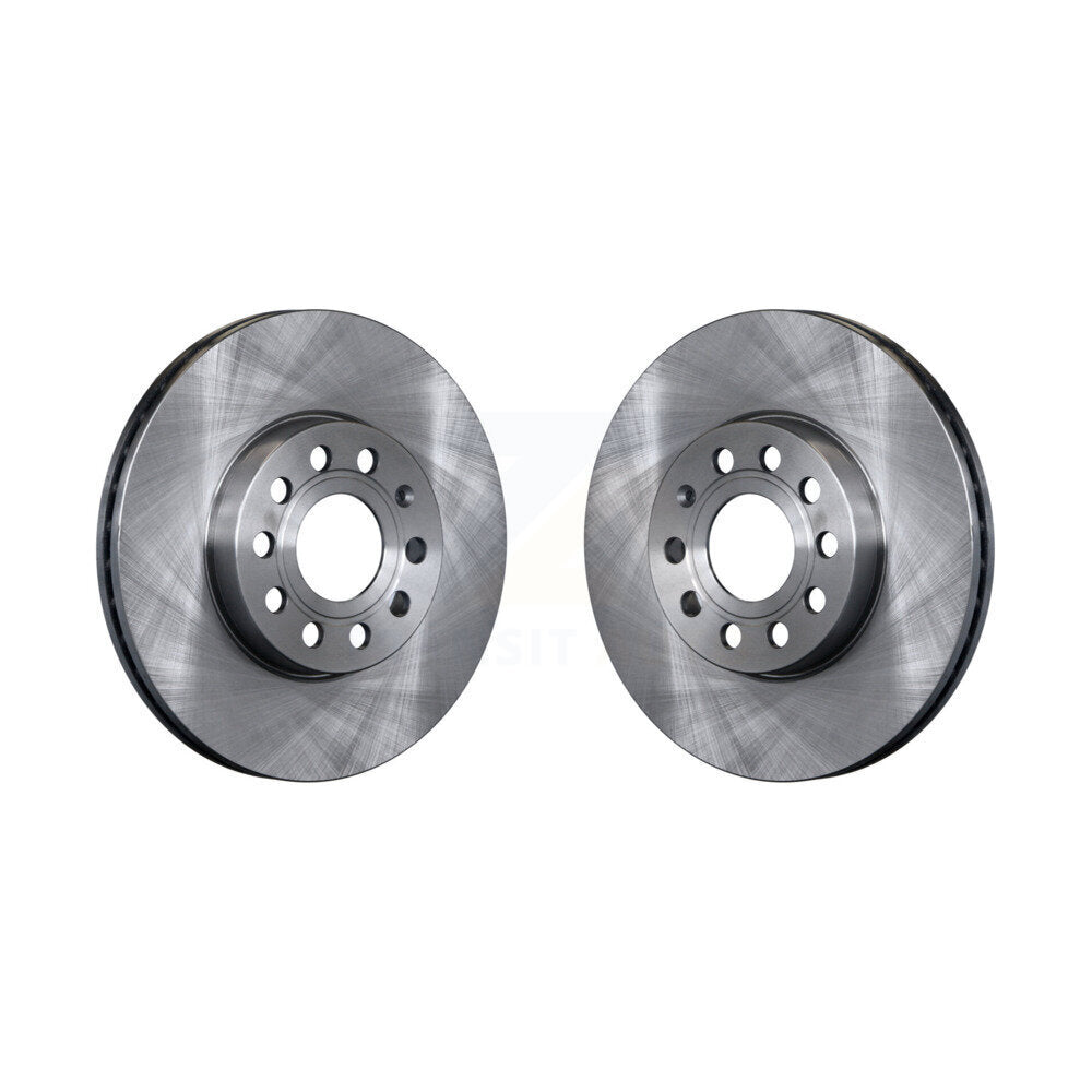 Brake Rotors Front Pair For Volkswagen Jetta Golf Taos SportWagen Beetle Audi A3