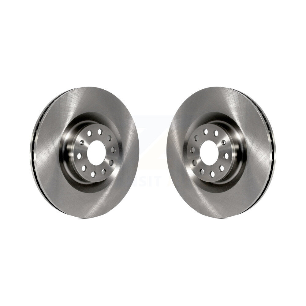 Brake Rotors Front Pair For Volkswagen Golf Passat CC GTI R Audi A3 Quattro R32