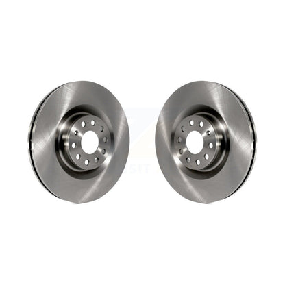 Brake Rotors Front Pair For Volkswagen Golf Passat CC GTI R Audi A3 Quattro R32
