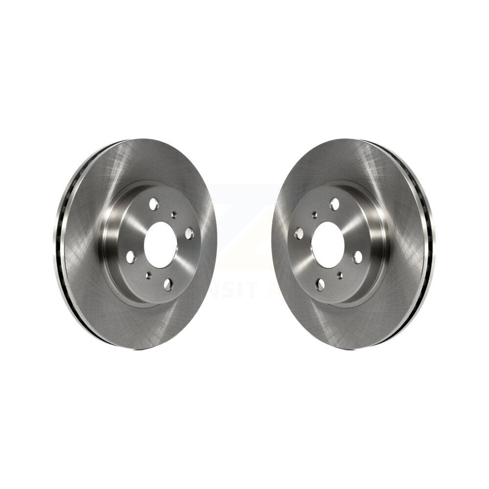 Disc Brake Rotors Front Pair For Toyota Yaris Prius C Scion iQ