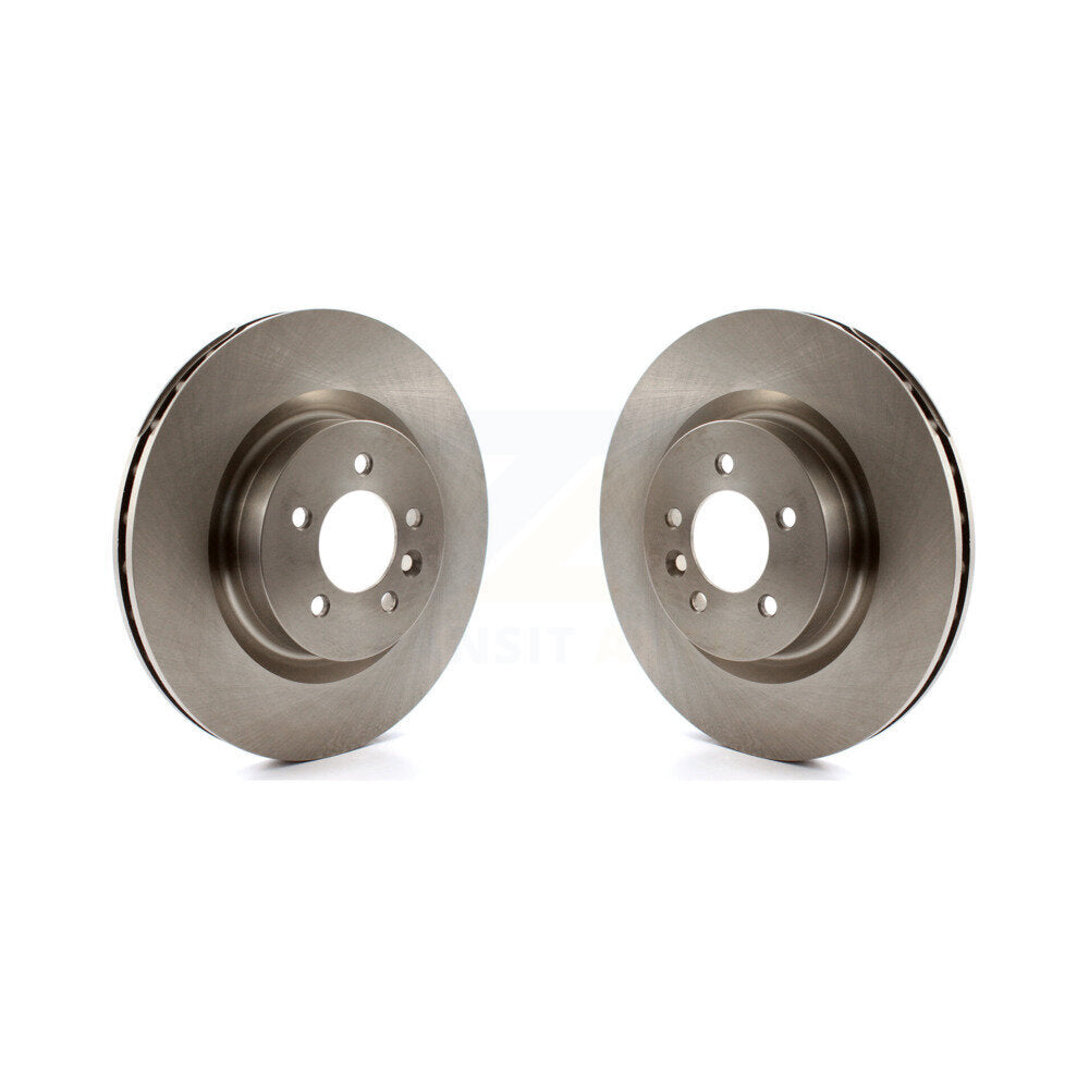 Disc Brake Rotors Front Pair For Land Rover Range Sport LR4 Discovery