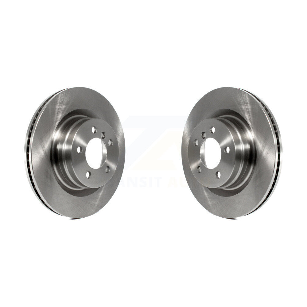 Disc Brake Rotors Front Pair For 2006-2009 Land Rover Range Naturally Aspirated