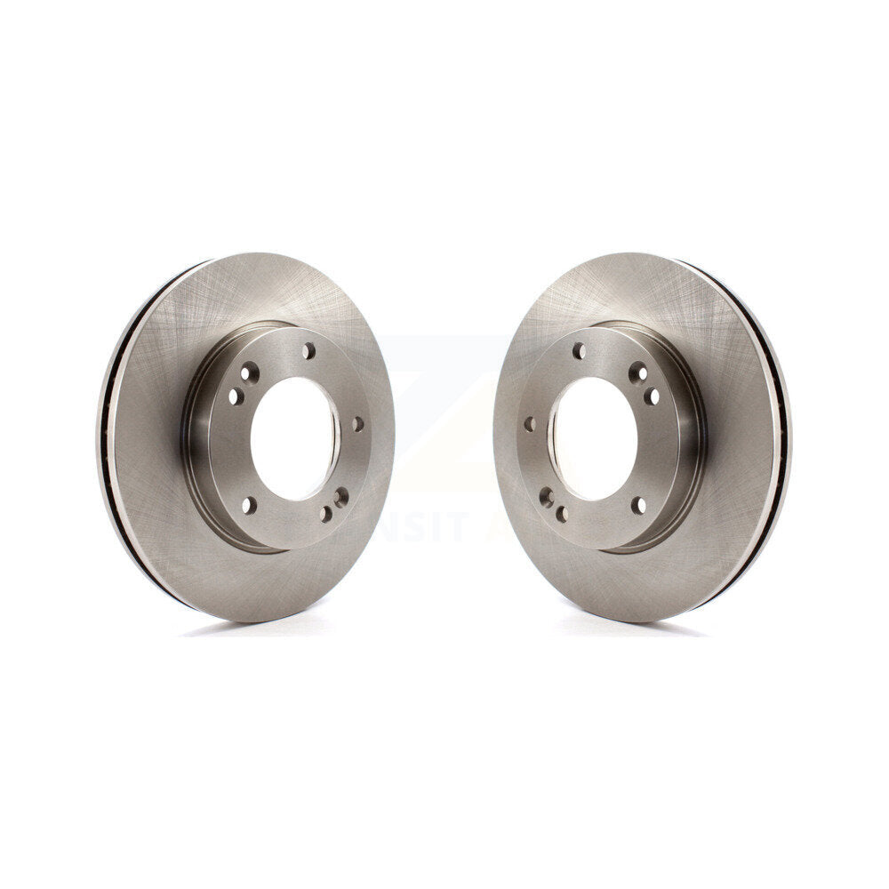 Disc Brake Rotors Front Pair For 2007-2009 Kia Sorento