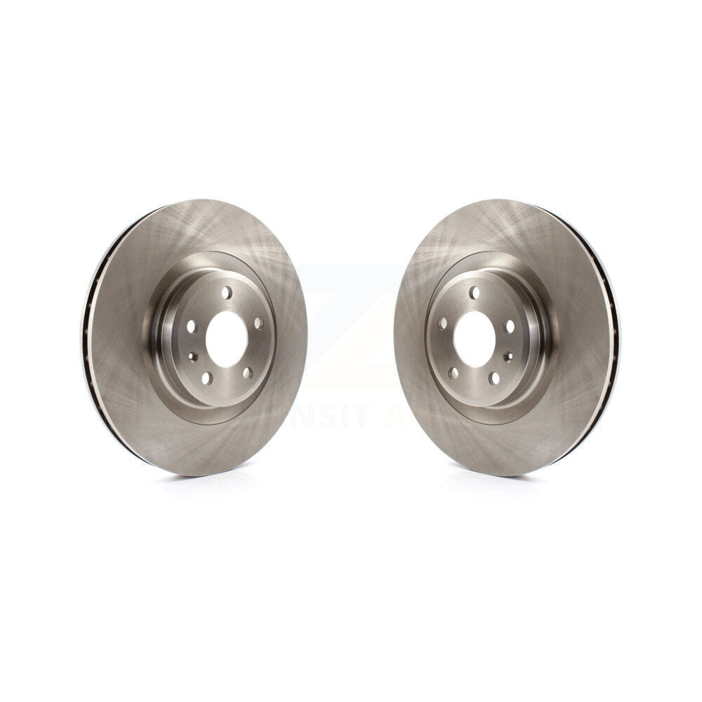 Disc Brake Rotors Front Pair For Audi Q5 Porsche Macan A4 Quattro S4 S5 A6 A7 A5