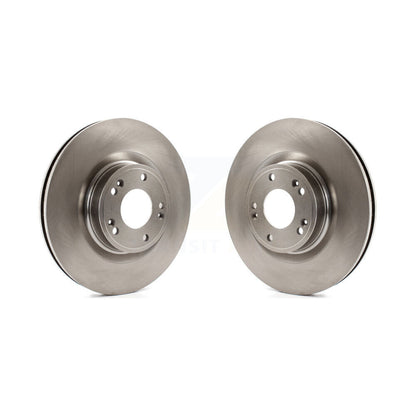 Disc Brake Rotors Front Pair For 2009-2011 Hyundai Genesis 3.8L