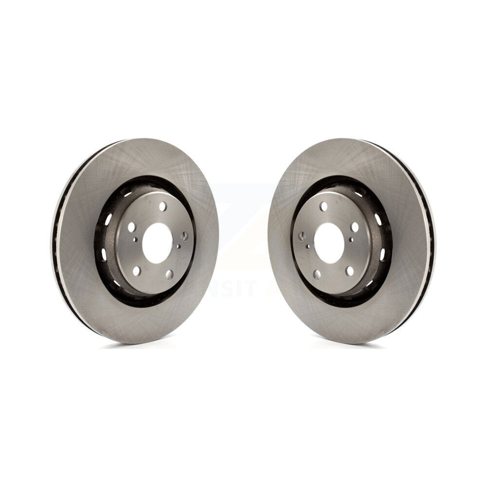 Disc Brake Rotors Front Pair For 2009-2016 Toyota Venza