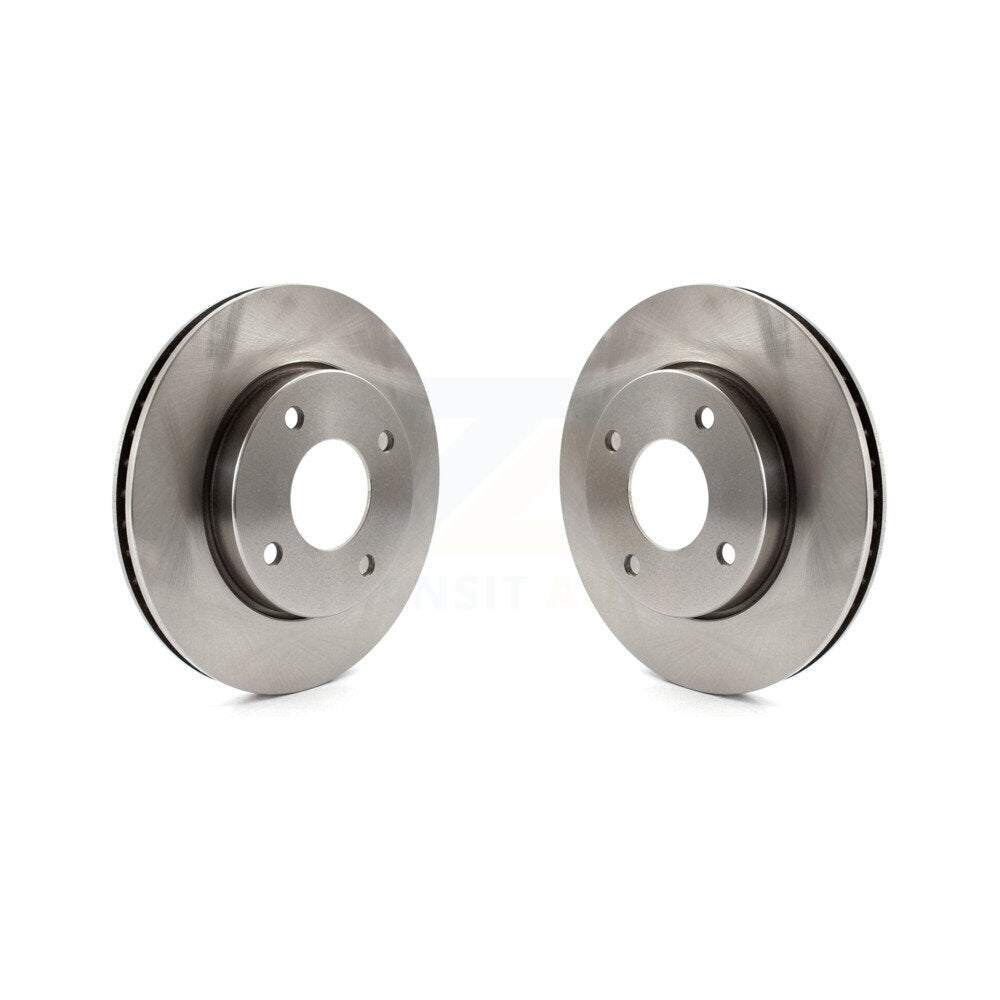 Disc Brake Rotors Front Pair For 2009-2011 Nissan Versa 1.6L
