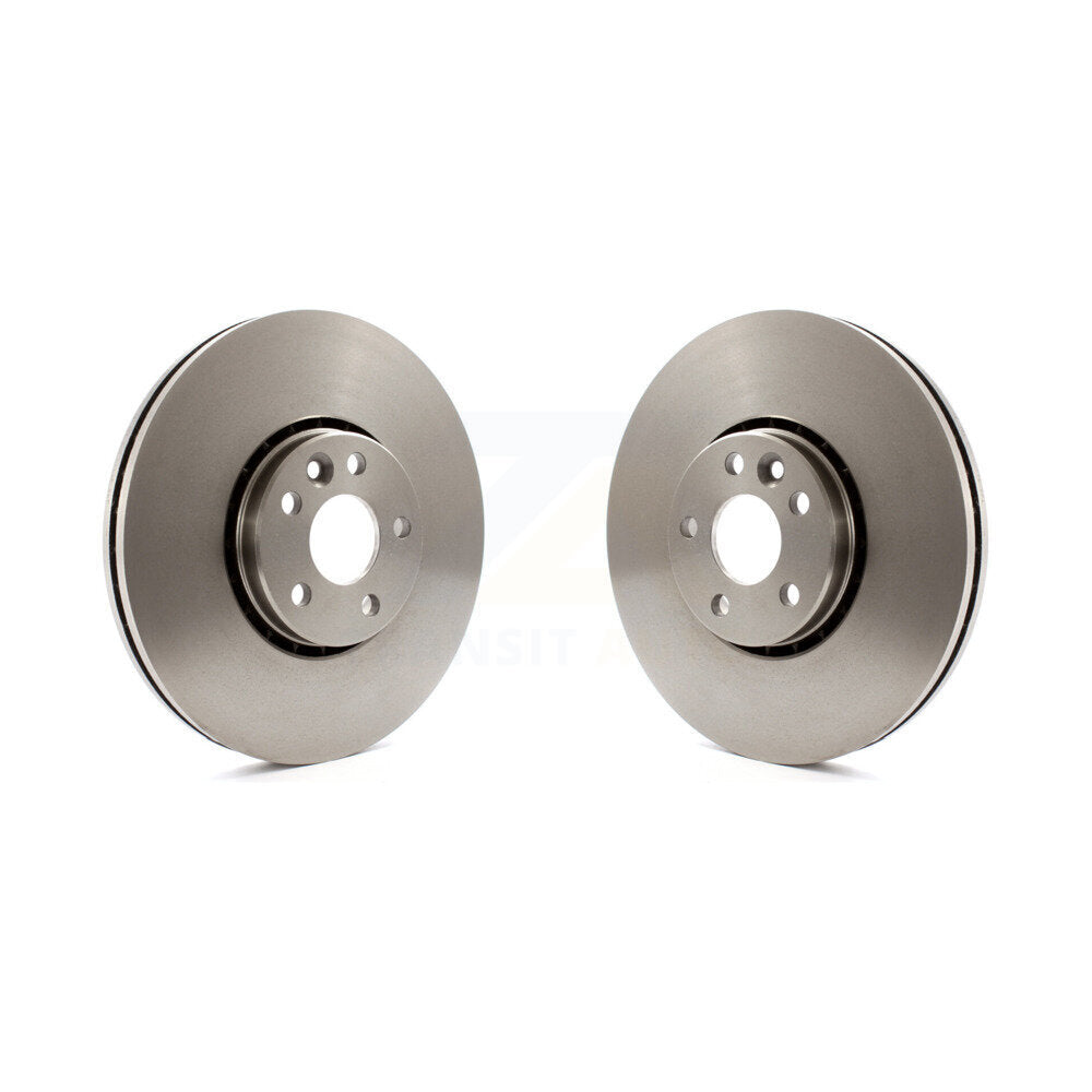Disc Brake Rotors Front Pair For Volvo XC60