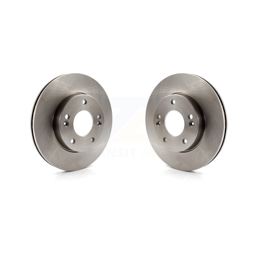 Disc Brake Rotors Front Pair For 2010-2011 Kia Soul 1.6L