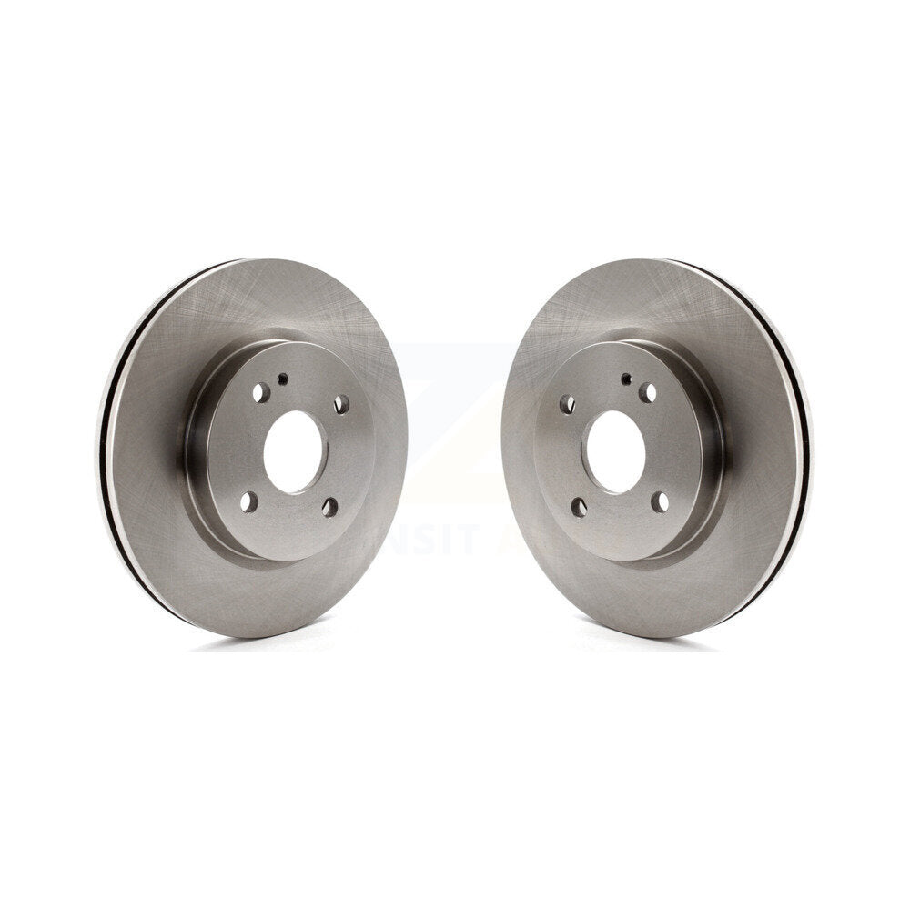 Disc Brake Rotors Front Pair For 2011-2014 Mazda 2