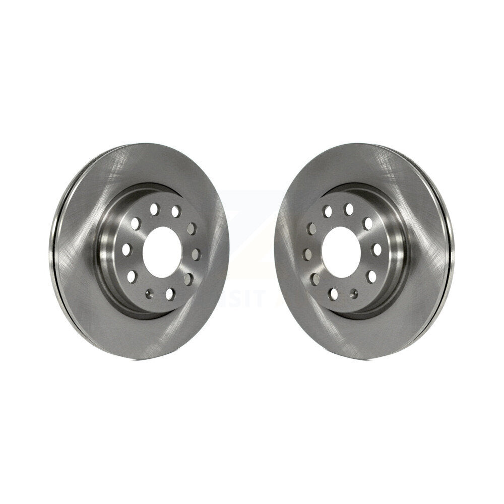 Disc Brake Rotors Front Pair For Volkswagen Jetta GTI Audi A3 Quattro