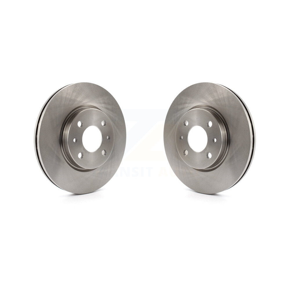 Disc Brake Rotors Front Pair For Fiat 500